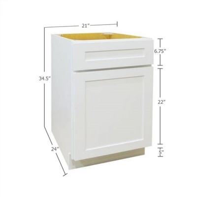 21 انچ بیس کابینہ